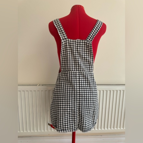 Gingham Etophe Studios Mini Overall Dress - Picture 4 of 5